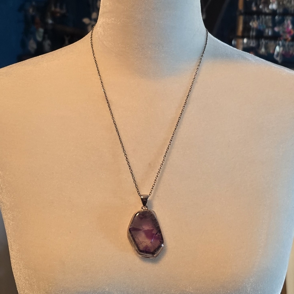 7 Amethyst Pendant Necklaces
